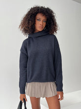 Oswin Turtleneck Sweater Navy