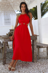 Aulma Maxi Dress Red