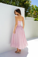 Mimi Moments Strapless Maxi Dress Pink