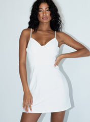 Novella Mini Dress White