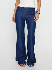 Kinkirk Flared Pants Chambray