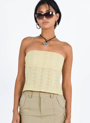 Parle Anglais Top Yellow