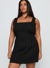 Dasha Mini Dress Black Curve