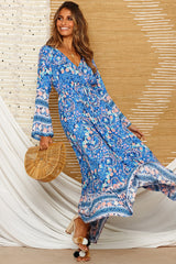Carinata Maxi Dress Cobalt Blue