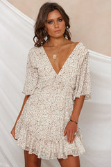 Faraway Island Dress Nude