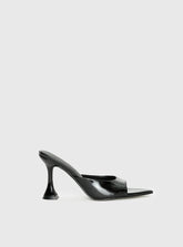 Let Love In Peep Toe Heels Black