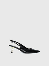Billini Anaya Pointed Toe Heels Black / Gold