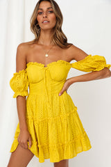 Olivia Dress Mustard