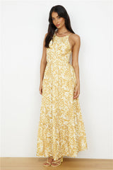 Take You Home Maxi Dress Yellow