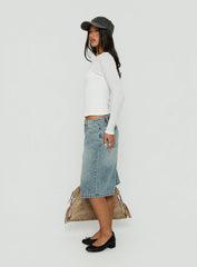 Kings Low Rise Jorts Vintage Mid Blue Wash