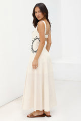 Sonora Sun Maxi Dress Beige