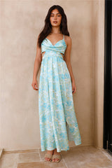 Manifesting Us Maxi Dress Blue