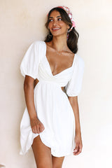Bright Smiles Dress White
