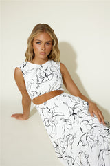 Moonlight Walks Maxi Dress White