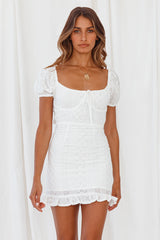 Read My Lips Dress White