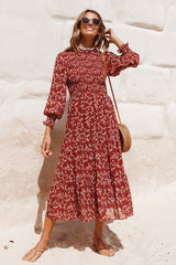 Kakadu Midi Dress Red