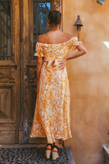 Latte Art Maxi Dress