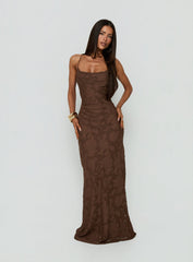 Celena Maxi Dress Brown