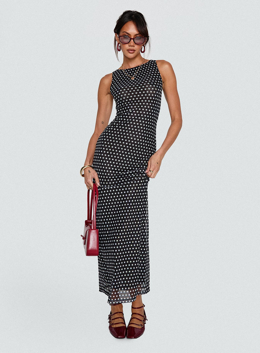 Top Of Mind Maxi Dress Black