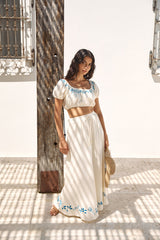 Ciao Bella Crop Top Beige