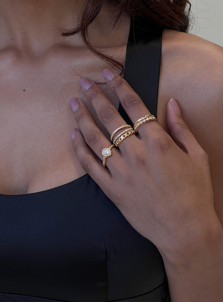 All For Love Ring Pack Gold