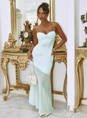 Aurellia Splice Maxi Dress Ice Blue