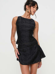 Perilla Mini Skirt Black