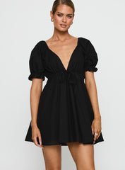 Blissful Mini Dress Black