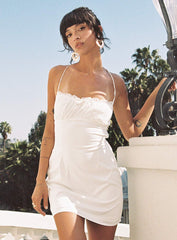 Freefall Mini Dress White