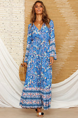 Carinata Maxi Dress Cobalt Blue