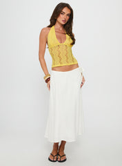 Cruizer Halter Top Yellow