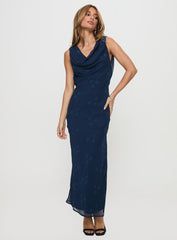 Contessa Maxi Dress Navy