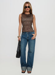 Uzo Top Leopard