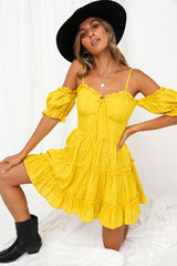 Olivia Dress Mustard