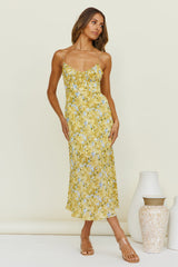 Moment With You Maxi Dress Yellow