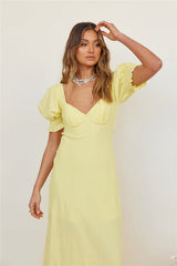 Calyx Maxi Dress Yellow