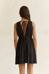 Spritz Of The Sun Mini Dress Black