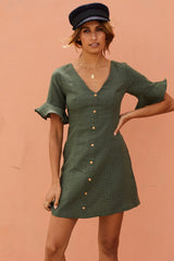 Go Farther In Lightness Dress Khaki