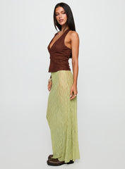 Pura Vida Lace Maxi Skirt Sage