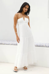 Adorations Maxi Dress White