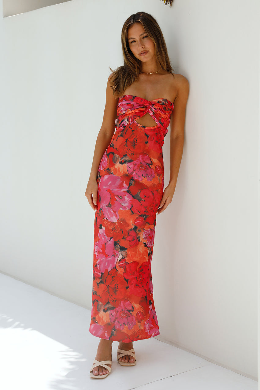 Out Of This World Maxi Dress Red