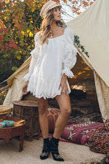 Sisters Of The Moon Dress White
