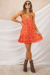 Cherry Cove Dress Red
