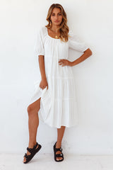 Everything Goes Dress White