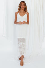 Touch My Soul Midi Dress Ivory