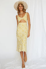 Out Of Line Midi Dress