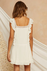 Chestnut Dress White