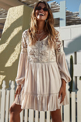 She Bangs The Drums Dress Beige