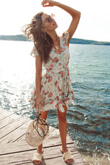 Wave Rock Dress Blue