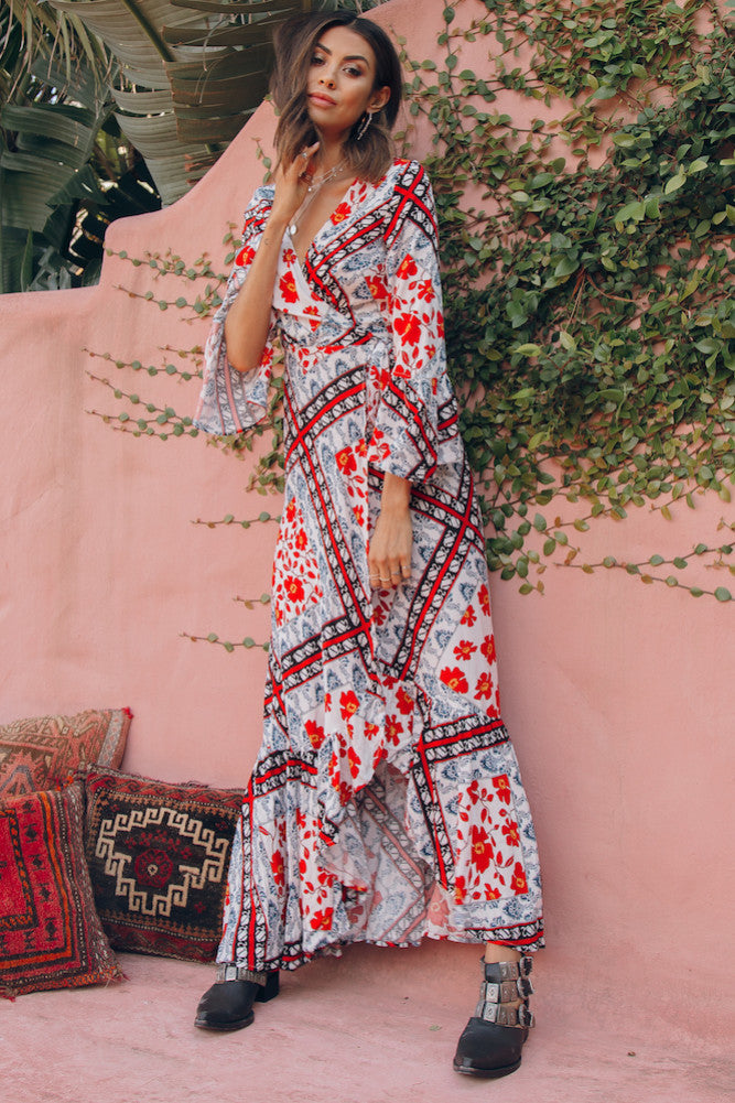 Of Time And Space Maxi Dress White